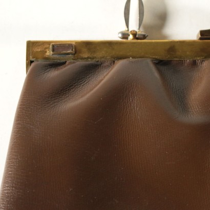 Vintage Handtasche Leder Italien 1950er-1960er