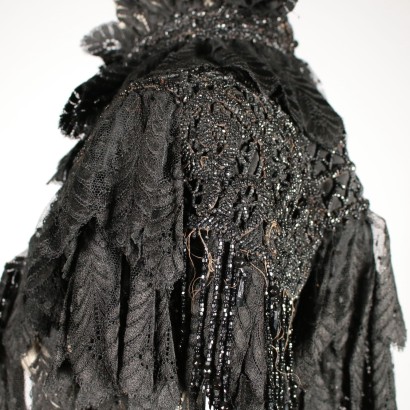 Vintage Lace and Tulle Cape Late 19th Century