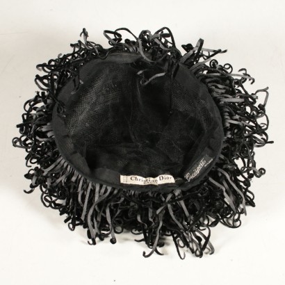 Vintage chapeau Christian Dior-détail