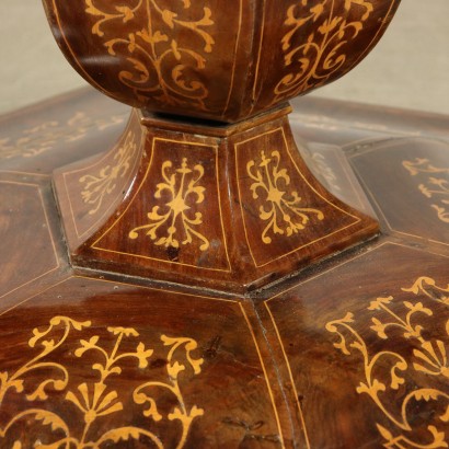 Twelve-sided Coffee Table Charles X Italy 19th Century
