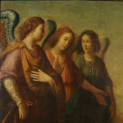 La visite des trois Anges à Abraham-particulier