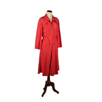 Vestido rojo de los 70