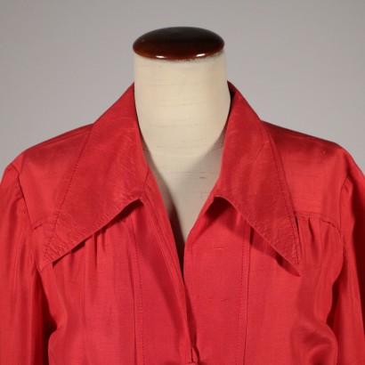 70er rotes Kleid-besonders