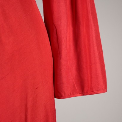 70er rotes Kleid-besonders