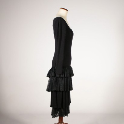 Moschino Vintage Schwarzes Kleid