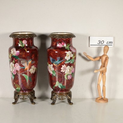 Paire de Vases Style Oriental Europe Premier '900