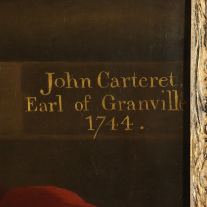 Pittura Antica-Ritratto di John Carteret-particolare
