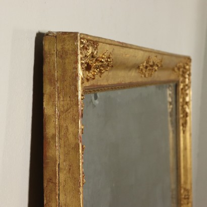 antiguo, espejo, espejo antiguo, espejo antiguo, espejo italiano antiguo, espejo antiguo, espejo neoclásico, espejo del siglo XIX - antigüedades, marco, marco antiguo, marco antiguo, marco italiano antiguo, marco antiguo, marco neoclásico, marco del XIX siglo., un gran espejo de oro, Marco de Francia