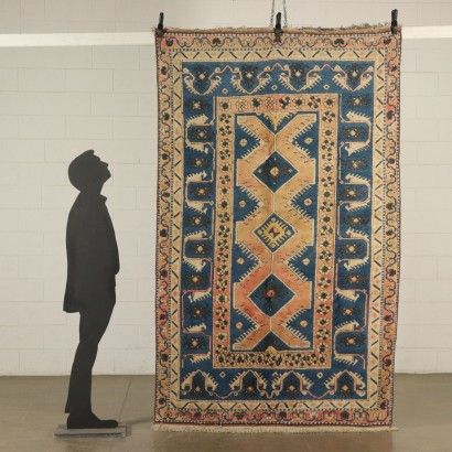 Handgemachter Kars-Teppich Iran 60er-70er Jahre