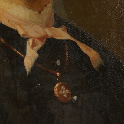Female Portrait Painting 19th Century