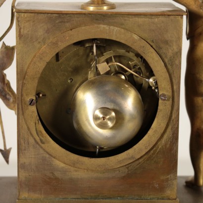Charles X Table Clock Gilded Bronze France 19th Century