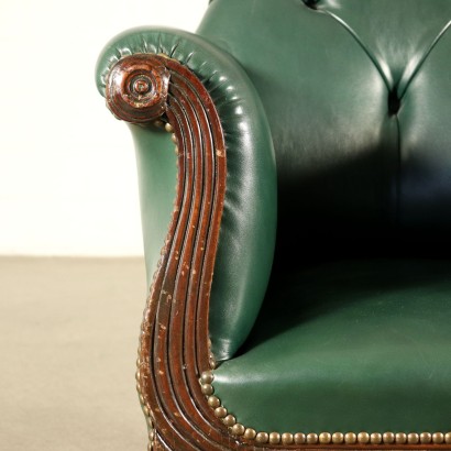 Sessel aus Mahogani Italien 19. Jahrhundert