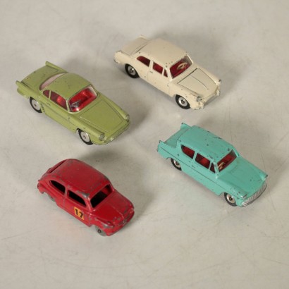 Satz von fünf Spielzeugautos Corgi Toys England 60er Jahre