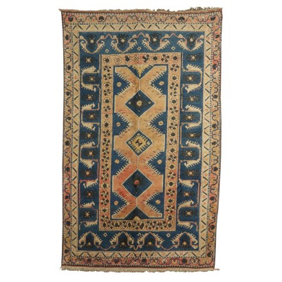 Handmade Kars Carpet Turkey 1960s-1970s