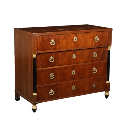 Empire Chest of Drawers Mahogany France 19th Century