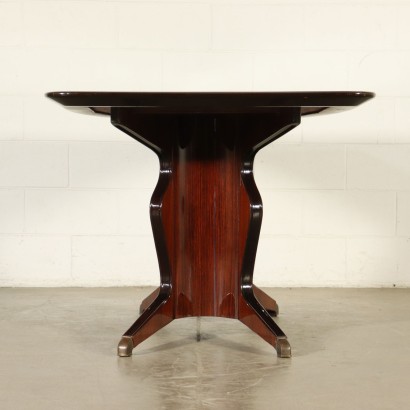 Table by Osvaldo Borsani Rosewood Veneer Vintage Italy 1950s