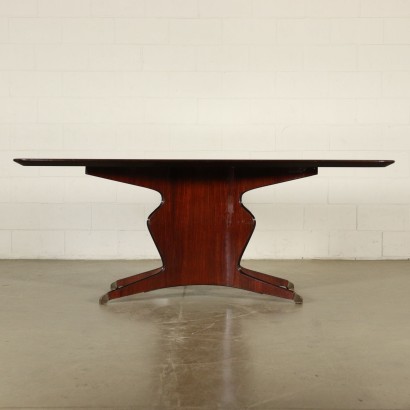 Table by Osvaldo Borsani Rosewood Veneer Vintage Italy 1950s