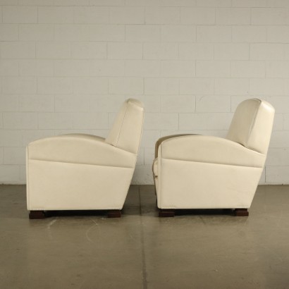 Pair of Armchairs Designed for Frau Vintage Italy 1990s