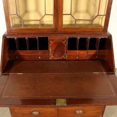 Bureau Bookcase Mahogany England 19th Century