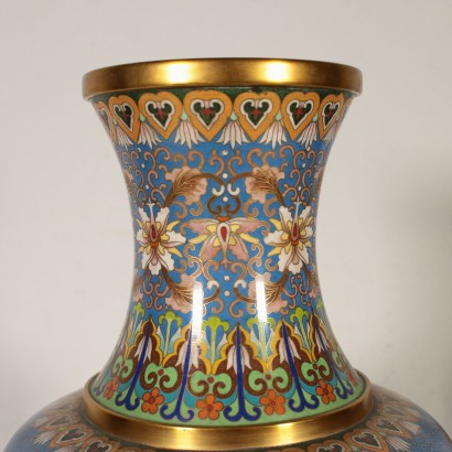 Paire de Vases Cloisonné Chine '900