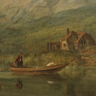 Landschaft von George Clarkson Stanfield Ölgemälde 1869