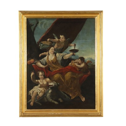 Allegorie des Herbstes Ölgemälde 18. Jahrhundert