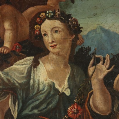 Allegory of Spring Oil Painting 18th Century