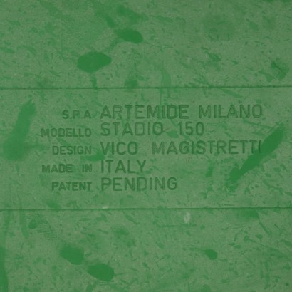 Table Vico Magistretti ABS Artemide Italie Années 60