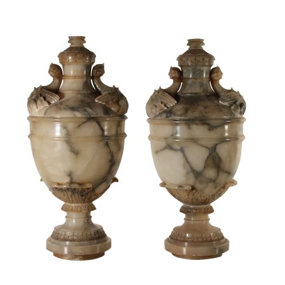 Antik, Vase, antike Vase, antike Vase, antike italienische Vase, antike Vase, neoklassische Vase, Vase aus dem 19.