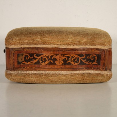 Neoclassical Sewing Box Wood Fabric Italy 18th Century