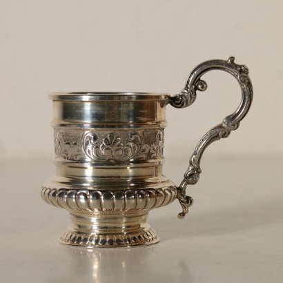 Set of Twelve Silver Cups Italy Mid 20th Century