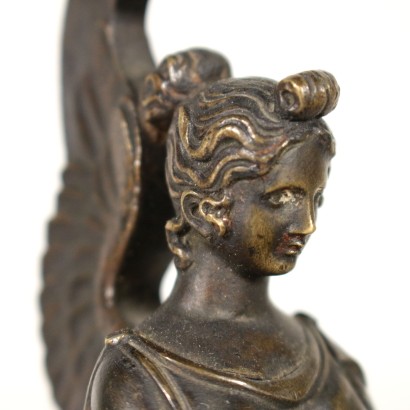 Refined Bronze Inkpot Italy Early 19th Century