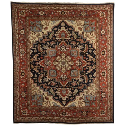Wool and Cotton Handmade Tabriz Carpet Made in Romania 20th Century