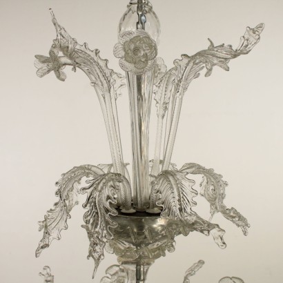 Large Chandelier Murano Glass Italy 20th Century