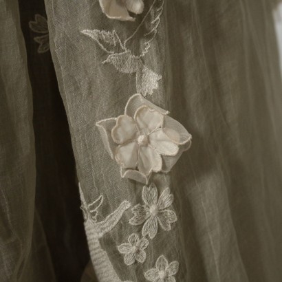 Robe de Soirée Haute Couture Gaze Vintage Années 50