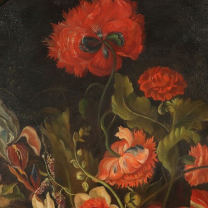 Still Life with Flowers Oil Painting Early 20th Century
