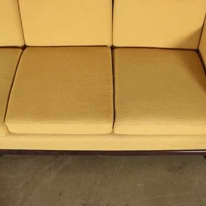 5 Seater Sofa Fabric Upholstery Vintage Italy 1960s-1970s