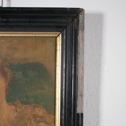 arte, arte italiano, pintura italiana del siglo XX, Retrato de una dama