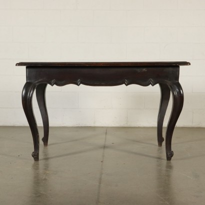 Extending Table Walnut Italy First Half of 1900s