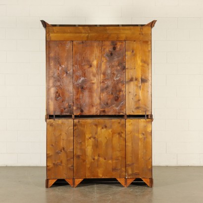 Walnut Bookcase with Drawers Italy 20th Century