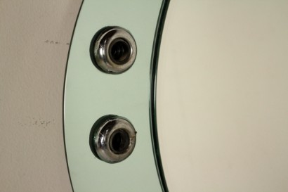 Miroir au Mur Verre miroir à deux Couleurs Vintage Italie Années 60
