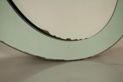 Miroir au Mur Verre miroir à deux Couleurs Vintage Italie Années 60