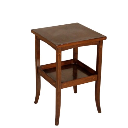Petite Table Art Nouveau Acajou Nacre Italie Fin'800-Début'900