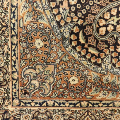 Handgemachter Jaipur Teppich Indien 90er Jahre