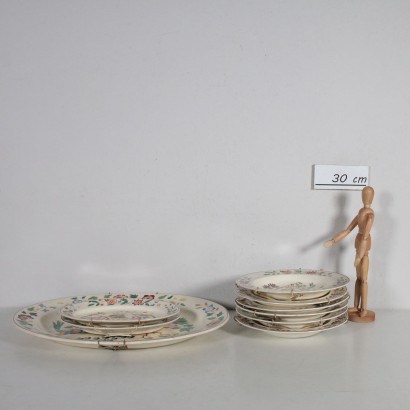 Set of Plates Ashworth Ceramic England 19th Century