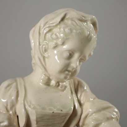 Set of Figurines Glazed Earthenware Italy 19th century