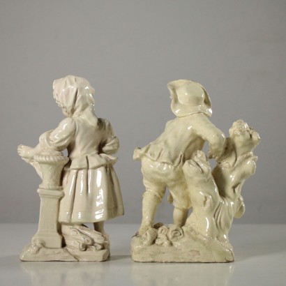 Set bestehend aus vier Figuren Italien 19. Jahrhundert