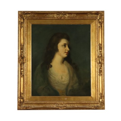 Weibliches Porträt Ölgemälde 18. Jahrhundert