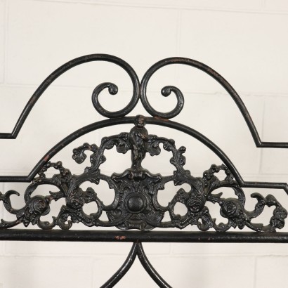 Single Bed Structure Wrought Iron Italy 19th Century