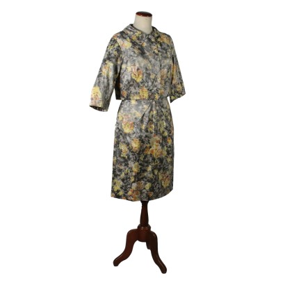 Vintage Suit Années 50 avec imprimé floral